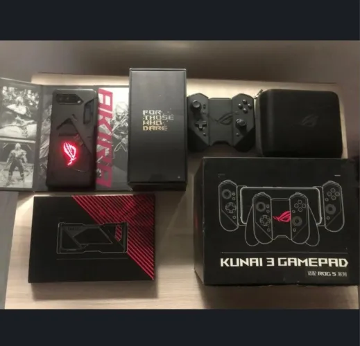 Asus rog phone 5s completo caixa original aceito trocas mesmo nível 