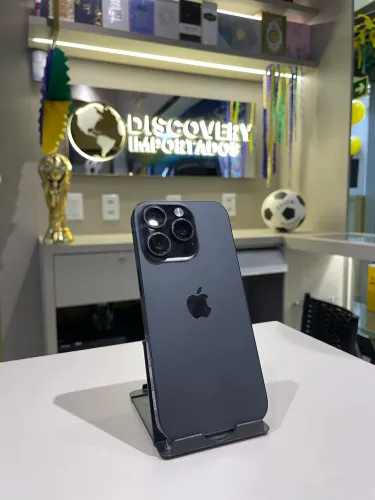 IPHONE 16 PRO 128GB PRETO SEMINOVO COM GARANTIA