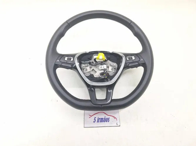 Volante Direção C/ Comando Vw Tcross 1.4 Highline 2021 Preto