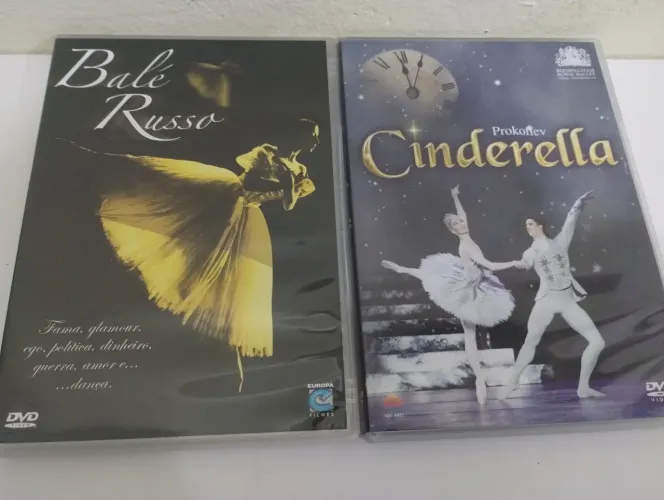 Kit original 2 filmes emocionantes, Balé Russo e Cinderella.