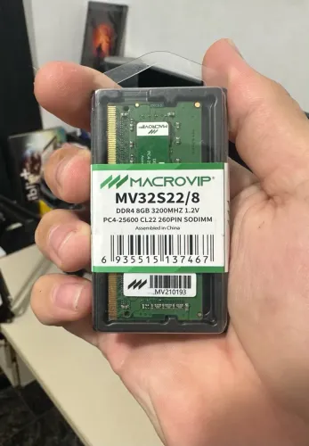 Memória Ddr4 notebook 8gb, Nova