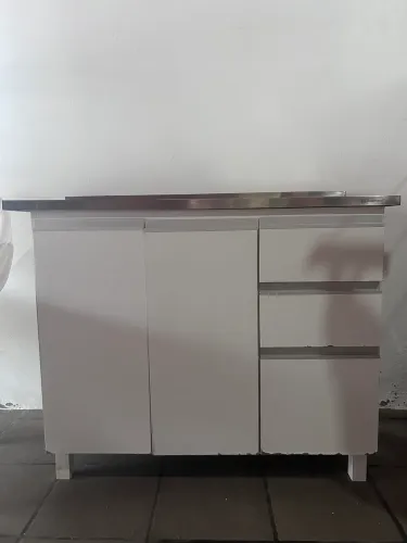 Pia inox com balcão 