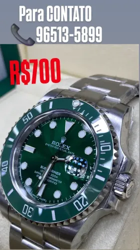 Relógio ROLEX AUTOMÁTICO MODELO SUBMARINER HULK