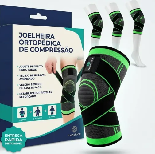 Joelheira ortopédica de compressão
