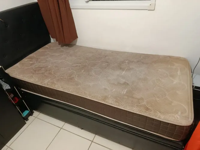 Cama Box Baú Solteirão + Colchão Premium