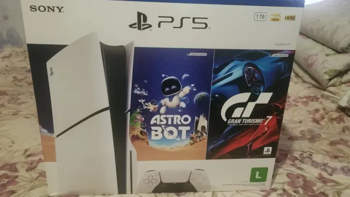 Ps5 slim com drive de disco leia