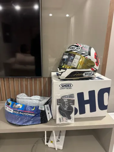 Capacete Shoei X-SPR Pro Marquez, Tam , estado de novo !! Em até 18x