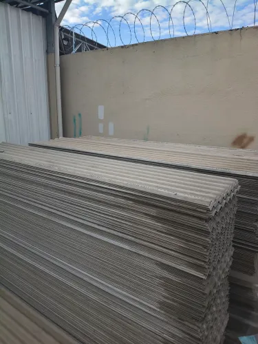 Telha de fibrocimento 2,44x0,50 de 4mm
