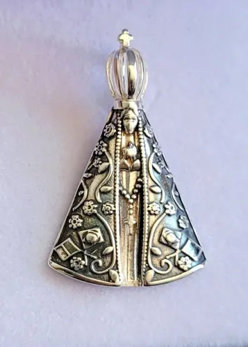 Pingente N. Senhora Grande Prata 925