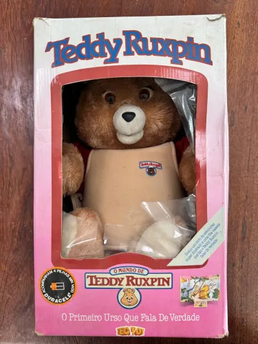 Urso Teddy Ruxpin Vintage Década 80