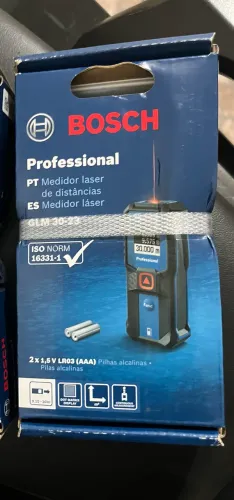 Trena a Laser Digital Bosch 30m Bluetooth GLM 30-23