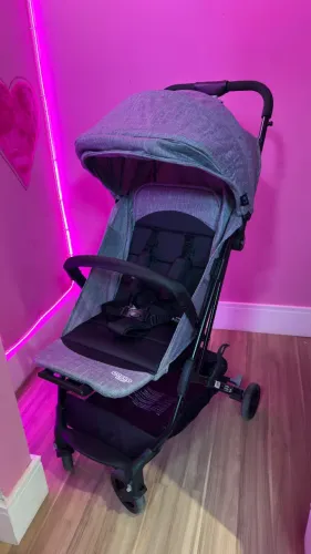 Carrinho Minny Cosco Kids cinza 