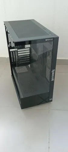 GABINETE GAMER MID TOWER SEM FONTE  REFLECT PRETO REDRAGON