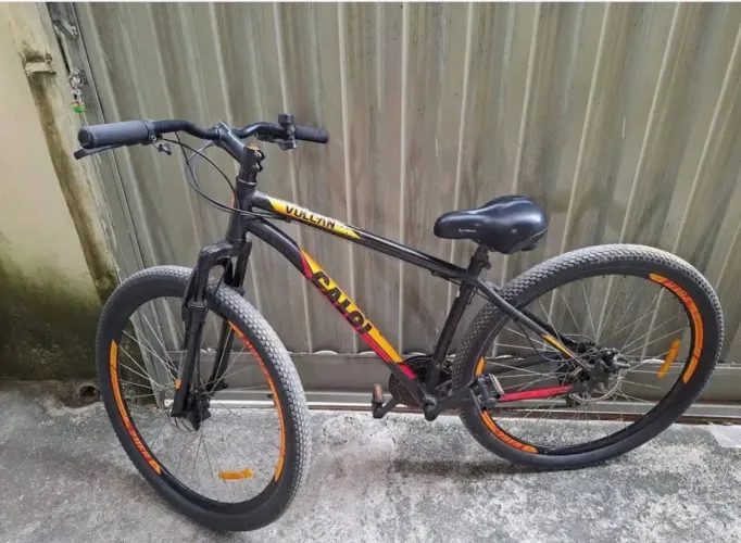 Bicicleta aro 29 Caloi revisada com nota