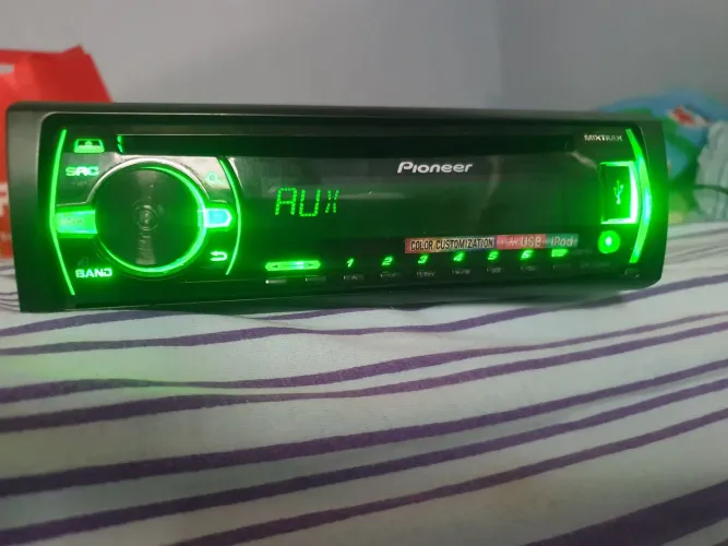 Toca cd pioneer mixtrax deh.x 3550ui colorido