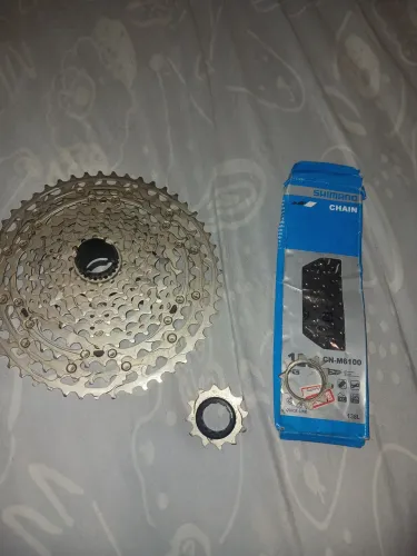 Kit Transmissão Shimano Deore 12v ZERO - Cassete 10-51 + Corrente CN-M6100