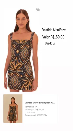 Vestido farm alba
