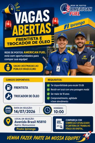Vagas de frentista