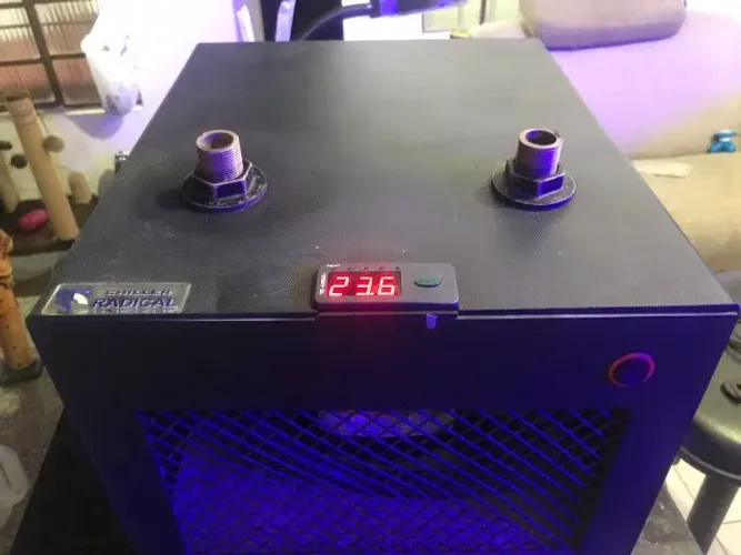Chiller Resfriador Radical Usado 1/3 Aquários até 750 Litros - 127v