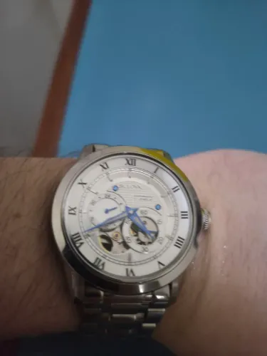 BULOVA AUTOMÁTICO 96A118 - ELEGÂNCIA QUE NÃO SAI DE MODA