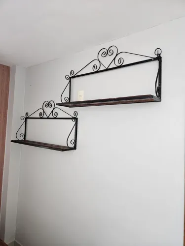 Prateleira rústica decoração 