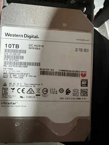 Hd 10TB Western Digital DCHC510
