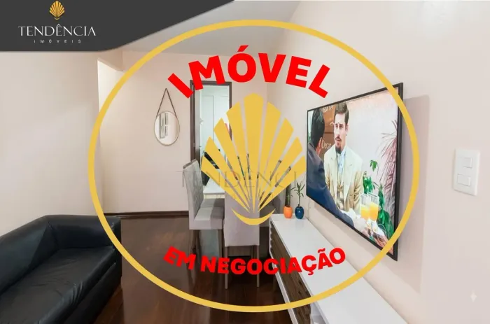 Apartamento face norte com 3 quartos à venda, 78,62 m2 m², SANTA QUITÉRIA, CURITIBA - PR