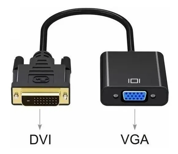 Conversor Dvi-d Digital Dual Link 24+1 X Vga Fêmea