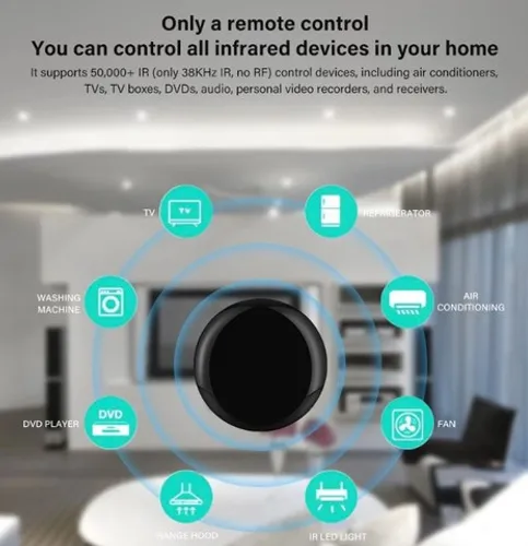Controle Remoto Inteligente Universal Wifi Smart Home Alexa Arduino Automação COD-AM465 