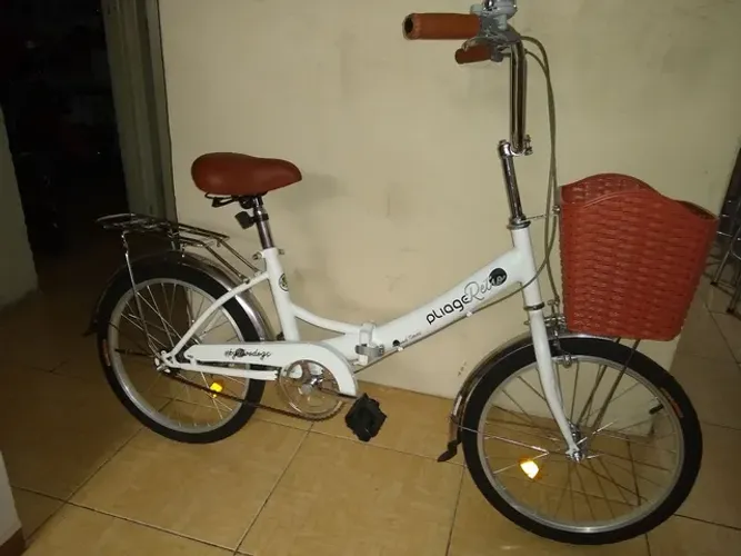 BIKE DOBRÁVEL TWO DOGS RETRO ARO 20 TODA DE ALUMÍNIO NOVA S/USO  IMPECAVE COM .