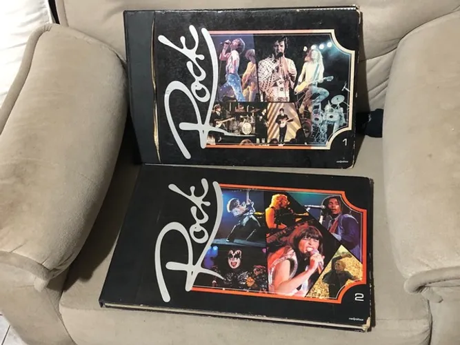 Coleção Rock 2 fascículos anos 80 encadernada completa
