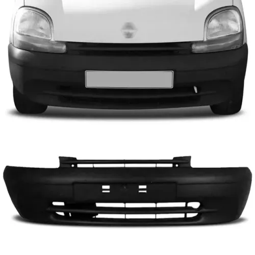 Parachoque Dianteiro Renault Kangoo 1998 à 2007 - Preto Texturizado - Pulo