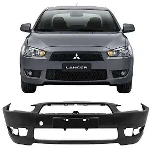 Parachoque Dianteiro Mitsubishi Lancer 2011 à 2019 - Preto Liso - TYG