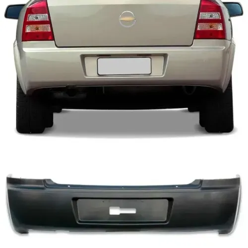 Parachoque Traseiro Chevrolet Astra 2003 à 2011 - Preto Liso - Original 