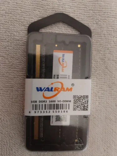 MEMÓRIA DDR3 8 GB FREQUÊNCIA 1600 PRA NOTEBOOK