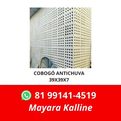 Cobogó, combogó Antichuva- Direto da Fábrica- *