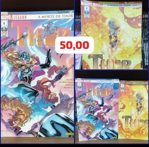 Revista Marvel - A Morte de Thor - Edições Completas