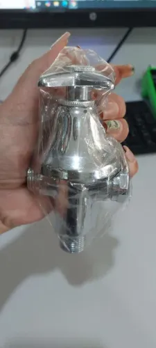 Base de registro pra ducha higiênica... toda de metal, marca Forusi