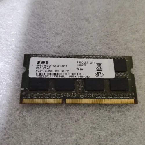 Memória ram para notebook DDR3 PC3 2Gb 1333MHz 10600