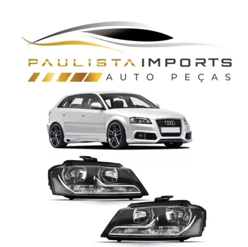 Farol Audi A3 2008 2009 2010 2011 2012 ( Novo 