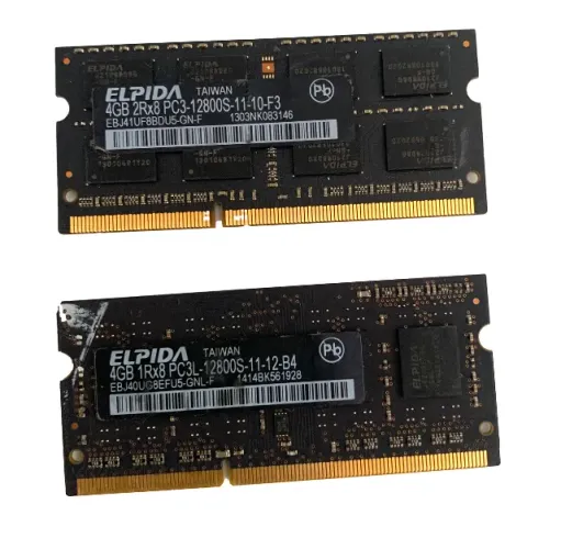 Memoria Elpida 2x 4GB PC3-12800S Total 8GB