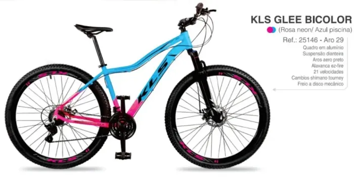 Bike 29 Kls Glee 17 Ezfire F/D 21v Shimano (Cd/Ct)