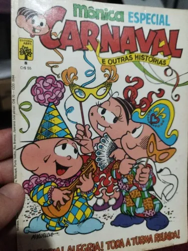 Mônica Especial Carnaval e outras Histórias. #8. Editora Abril. Fevereiro 1981. 