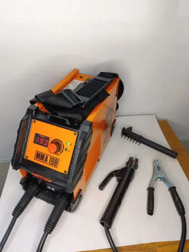 Máquina de solda 190a profissional solda ferro inox e alumínio 