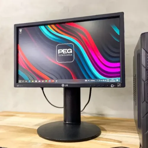Computador Completo monitor 24pl i3 16gb de ram 1 ano de garantia