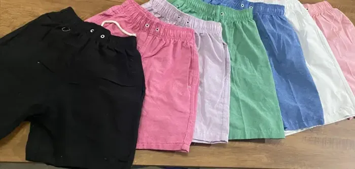 Bermudas de linho as tops das tops do M ao GG