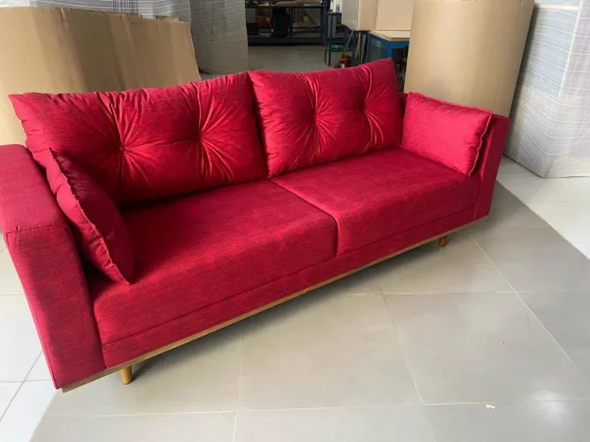 Sofá 2.20 4 lugares vermelho ou cores a escolher