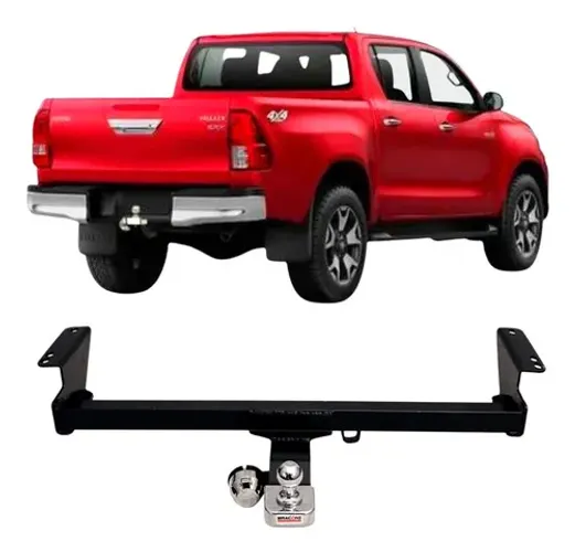 Engate Reboque Rabicho Fixo Hilux 2016 Em Diante