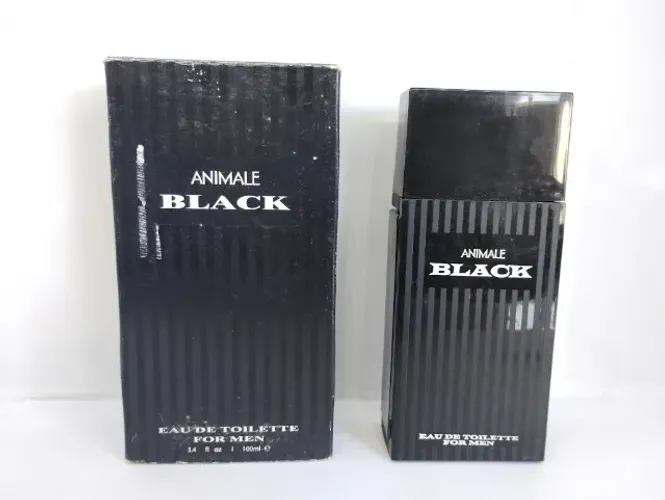 Vidro Vazio De Perfume: Animale Black