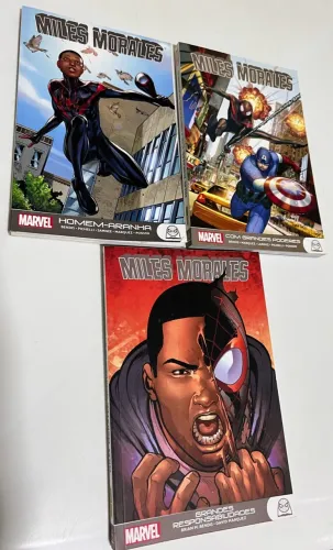 Miles Morales volumes 1, 2 e 3